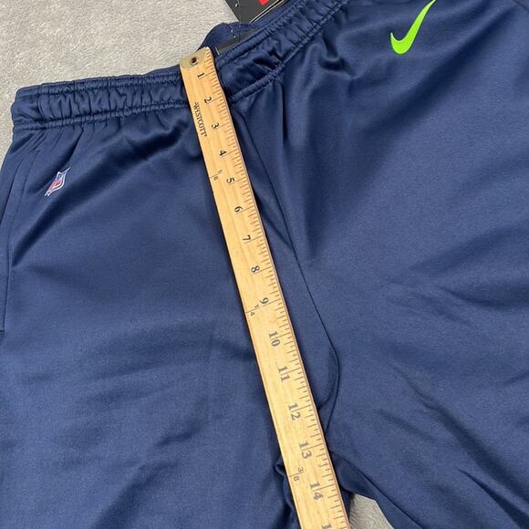 NEW Nike L Seahawks Dri Fit NFL Blue Straight Leg Relaxed Sweatpants Pockets - Picture 11 of 16